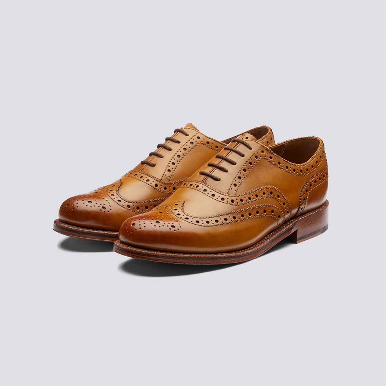 Mens Shoes Lace-ups Brogues Grenson Leather Stanley Shoes in Brown for Men 