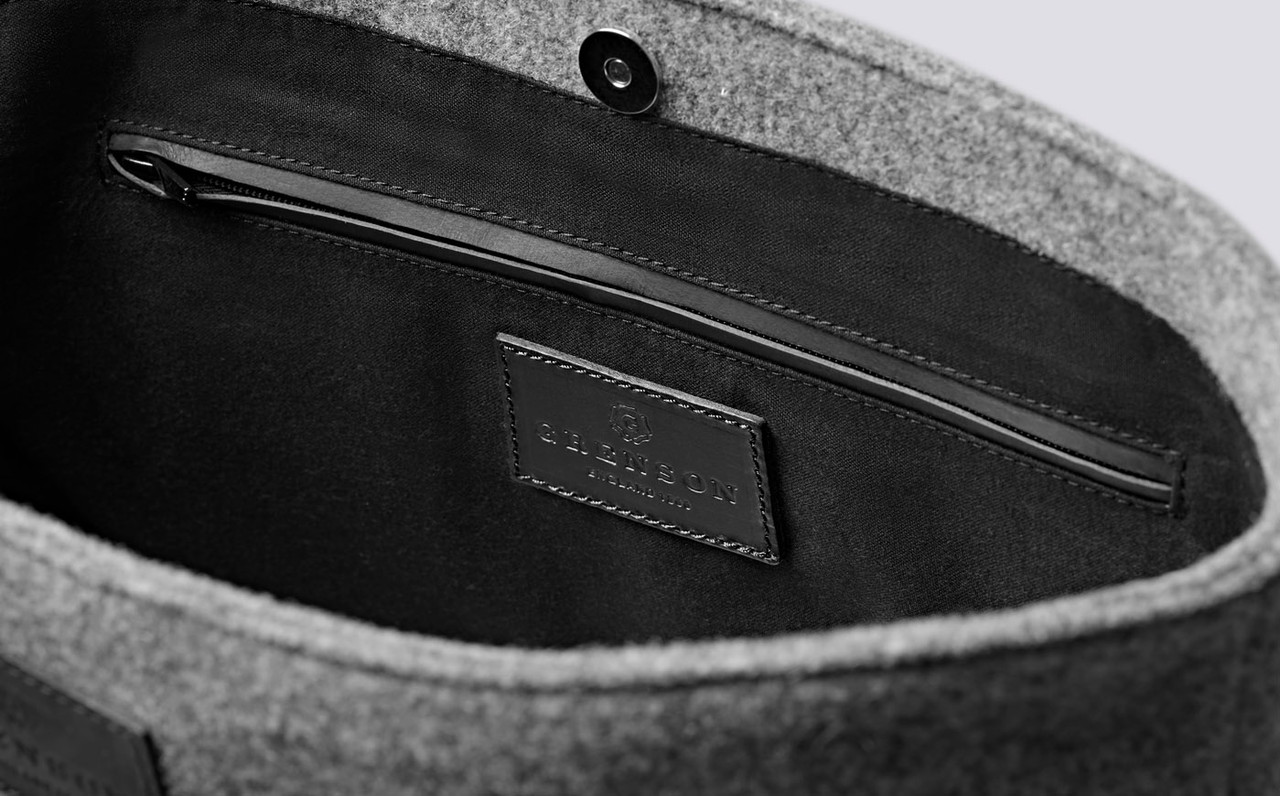 Grenson Bags Tote Bag in Grey Felt