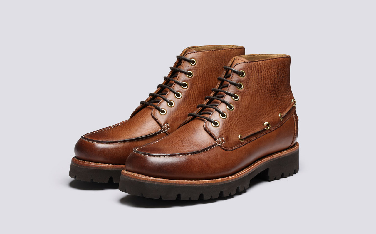Mens Boots Grenson Boots Grenson Leather Easton Boots Tan in Brown for Men 