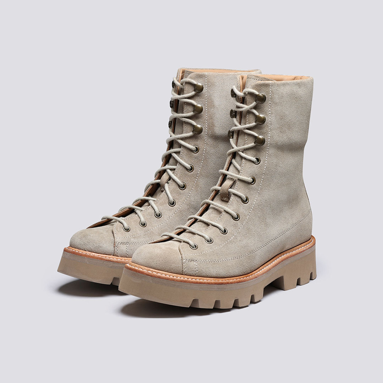 Grenson nanette suede hiking boots clearance