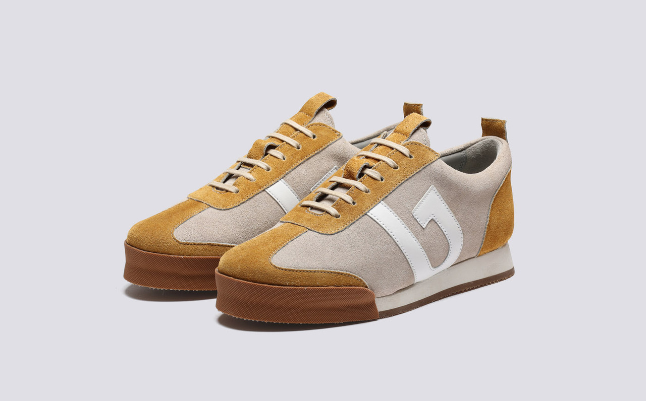 Beige brown trainers Clearance