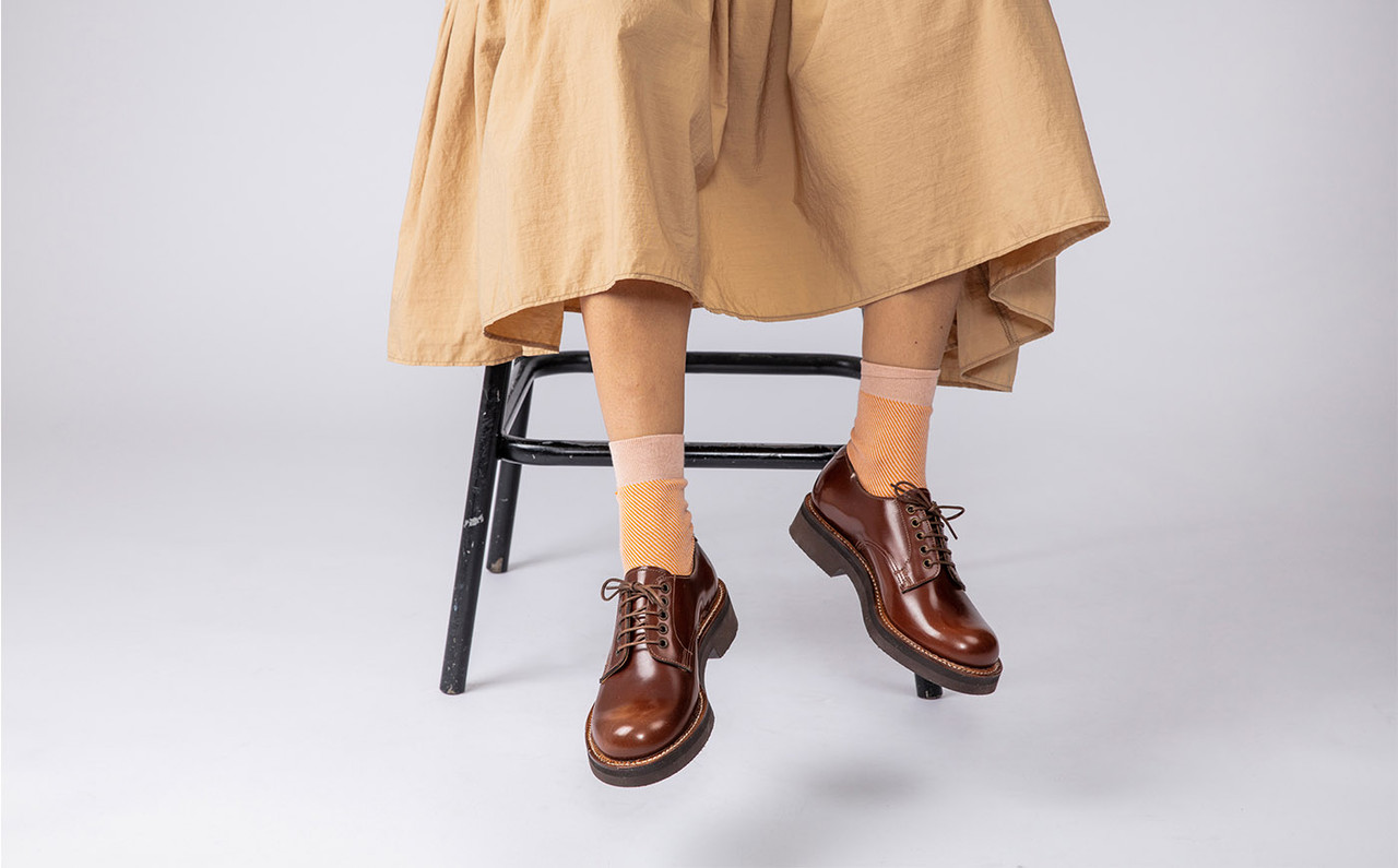 Skæbne utilgivelig Åben Devon | Womens Shoes in Brown with Vibram Sole | Grenson