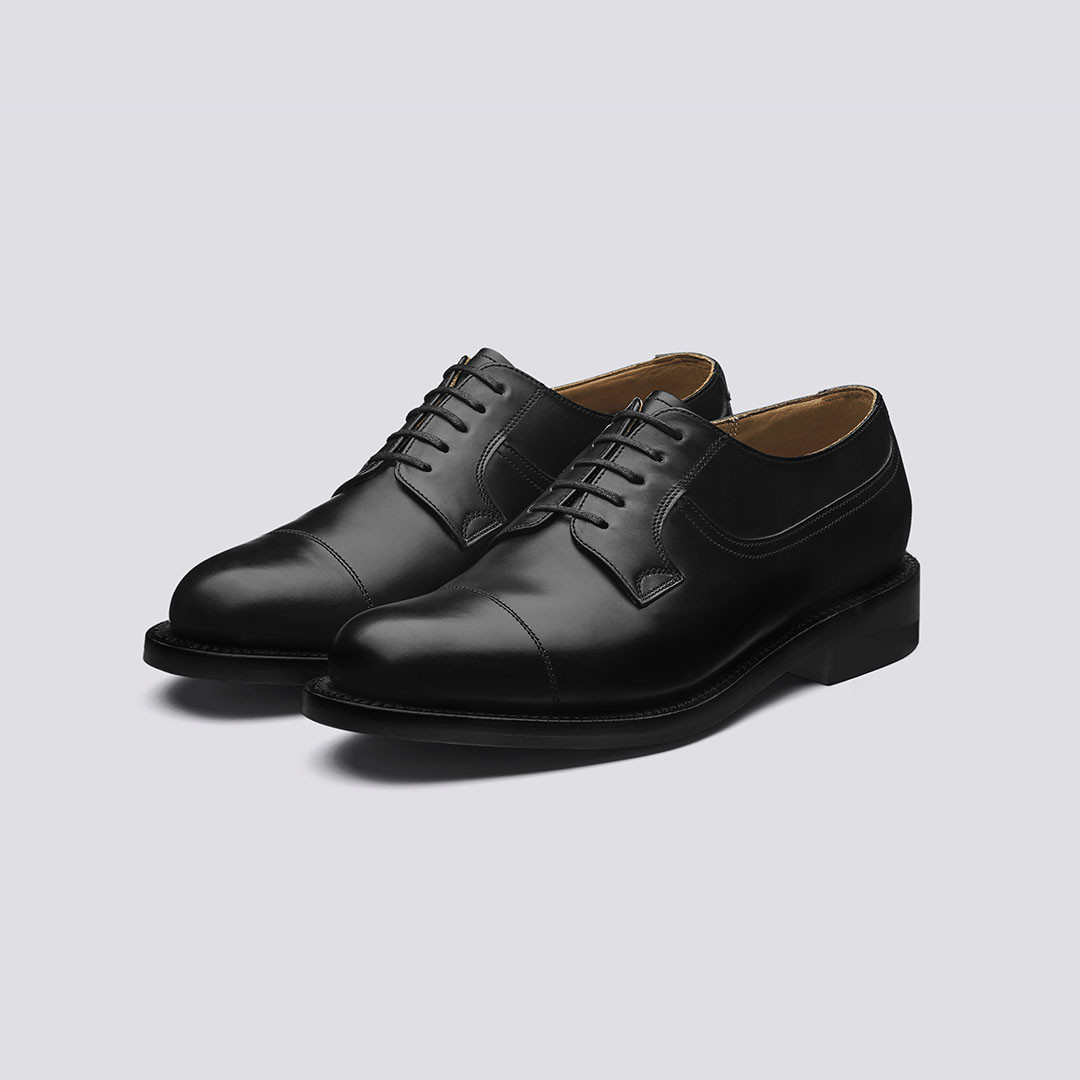 Shoe 10 | Mens Derby Shoes in Black 