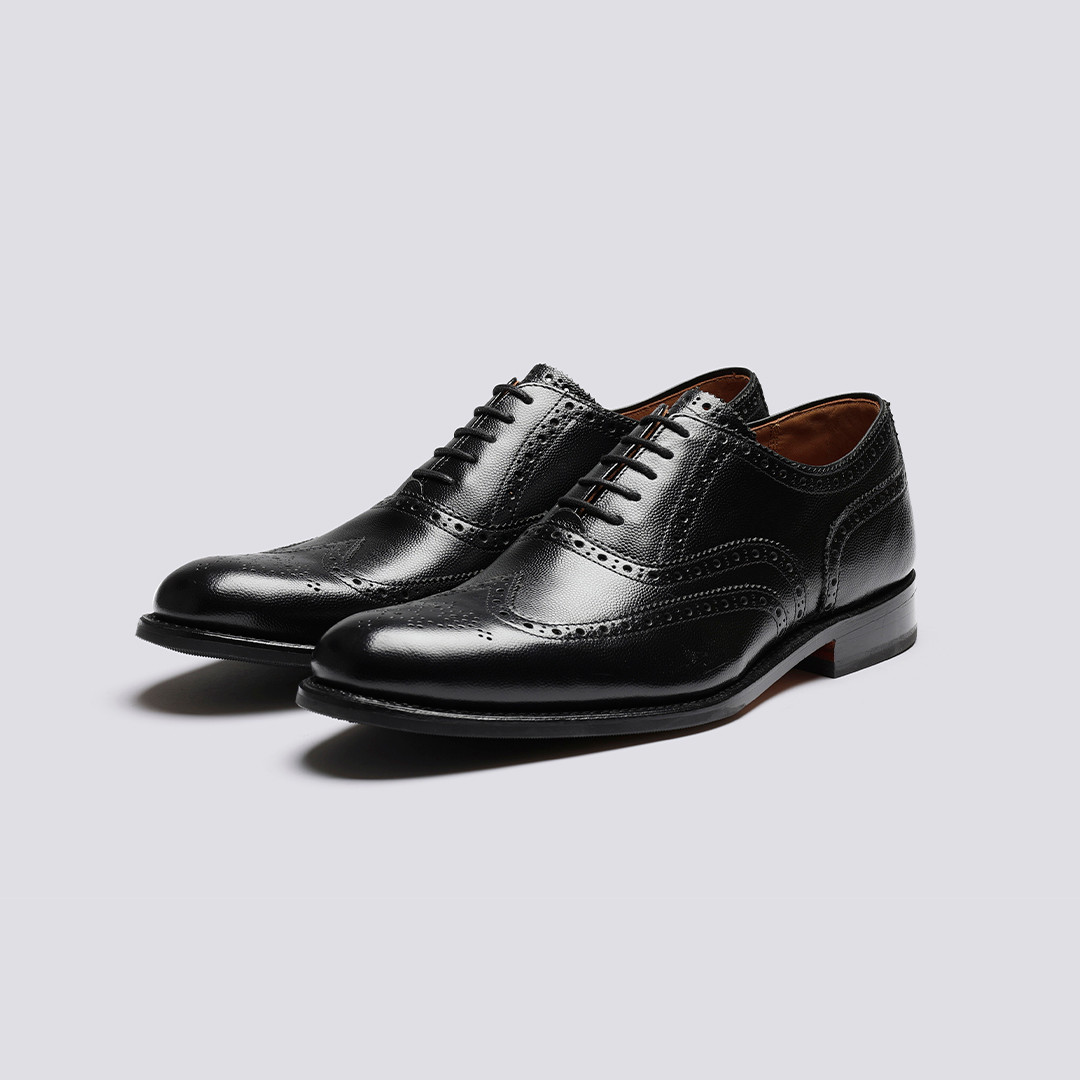 Dylan | Mens Brogues in Black with 