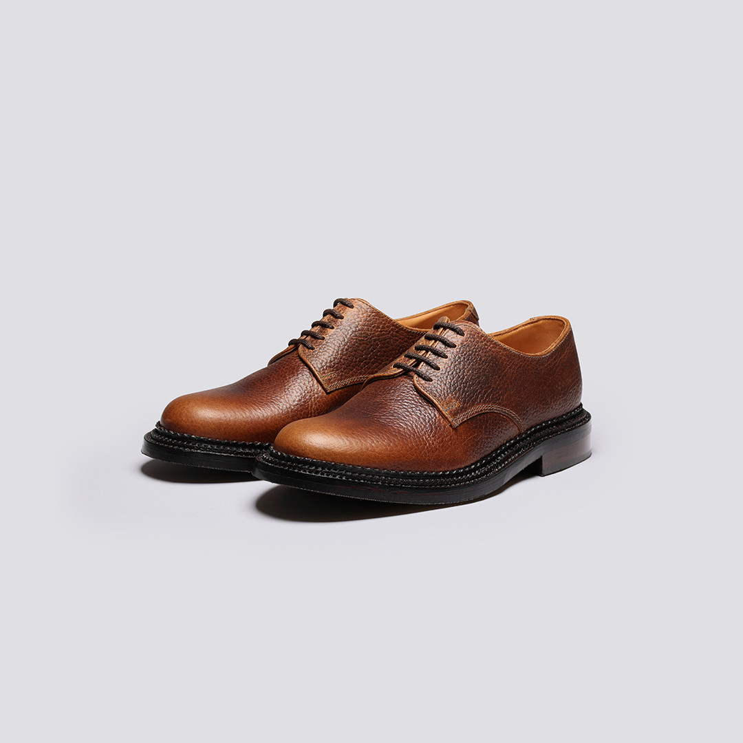 Brown Grain with Triple Welt | Grenson