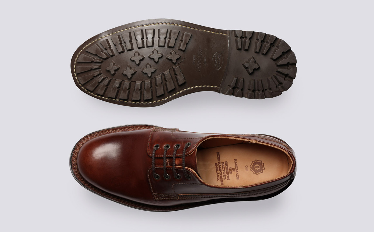 Victor Mens Shoes in Brown Chromexcel Grenson