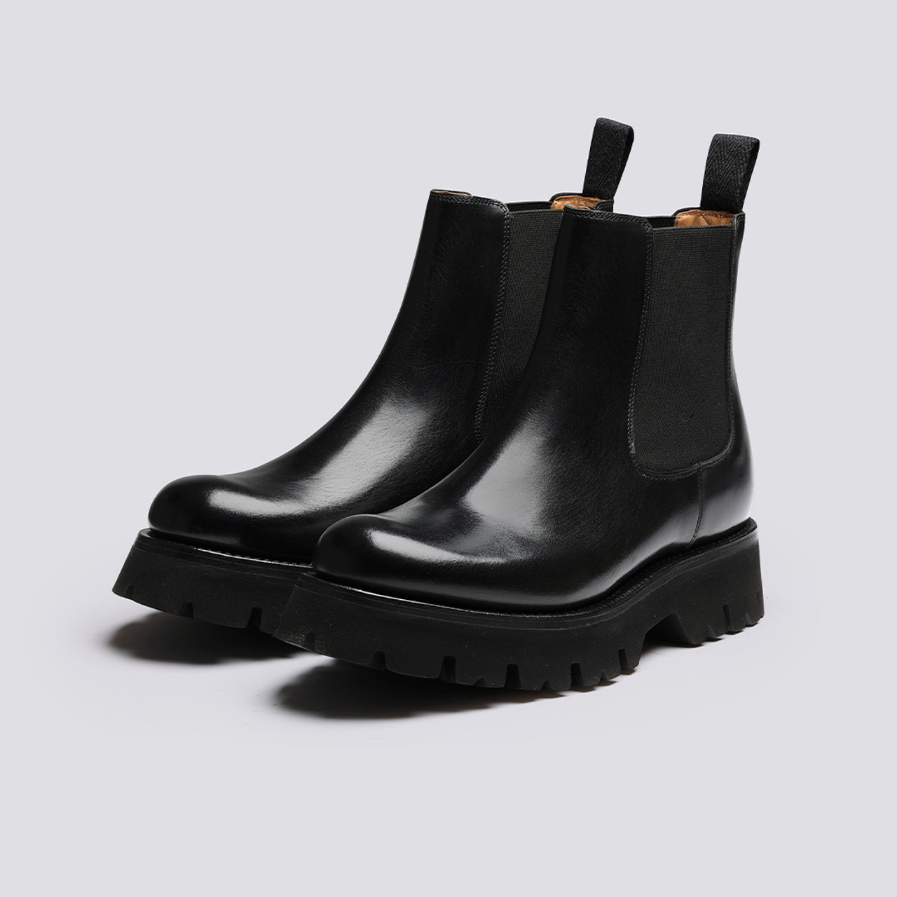 Harlow | Chelsea Boots for Women in Black Leather | Grenson