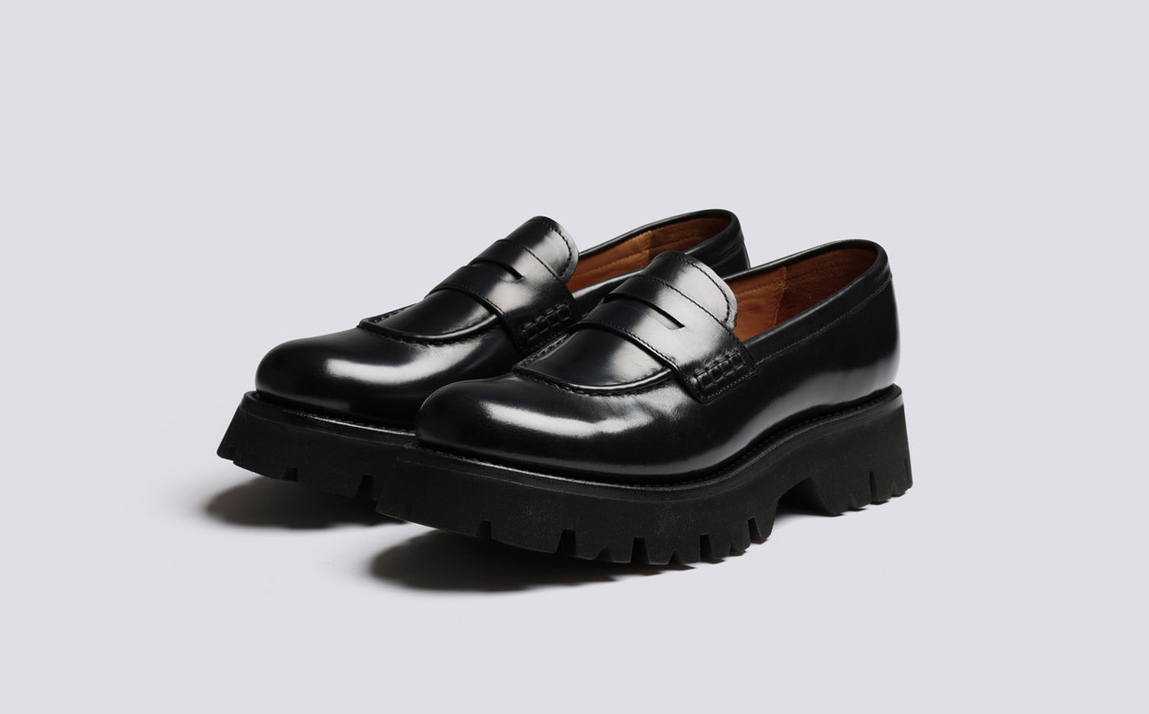 Womens leather sales loafers on sale