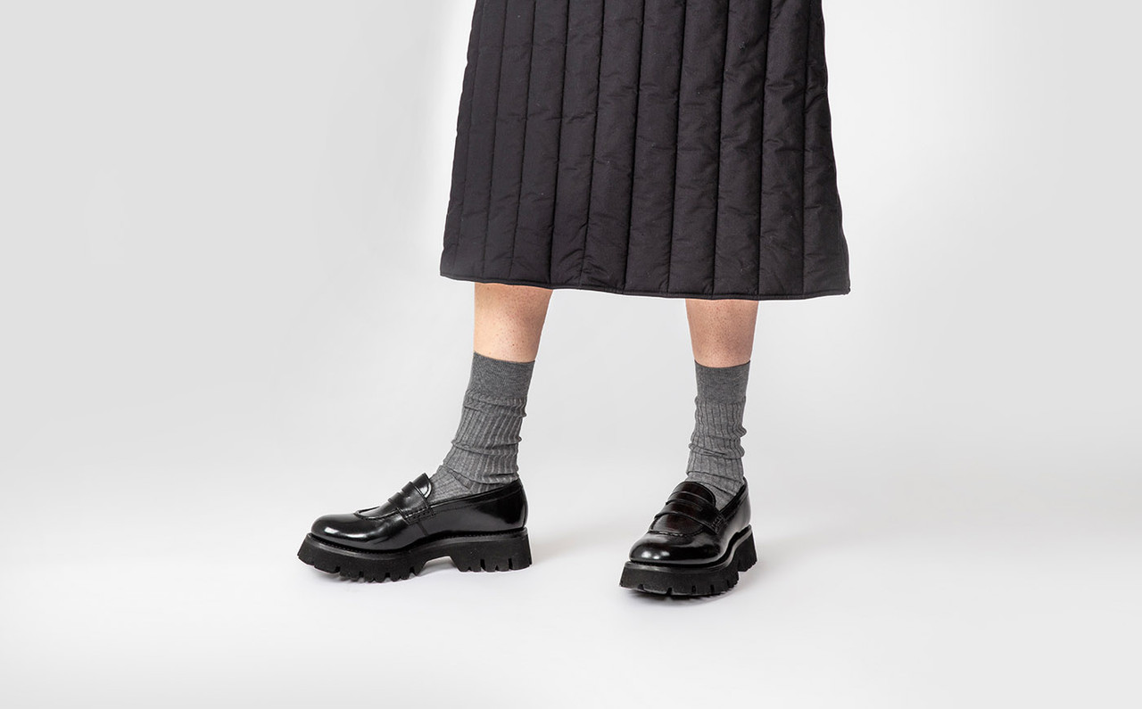 Grenson store loafers womens