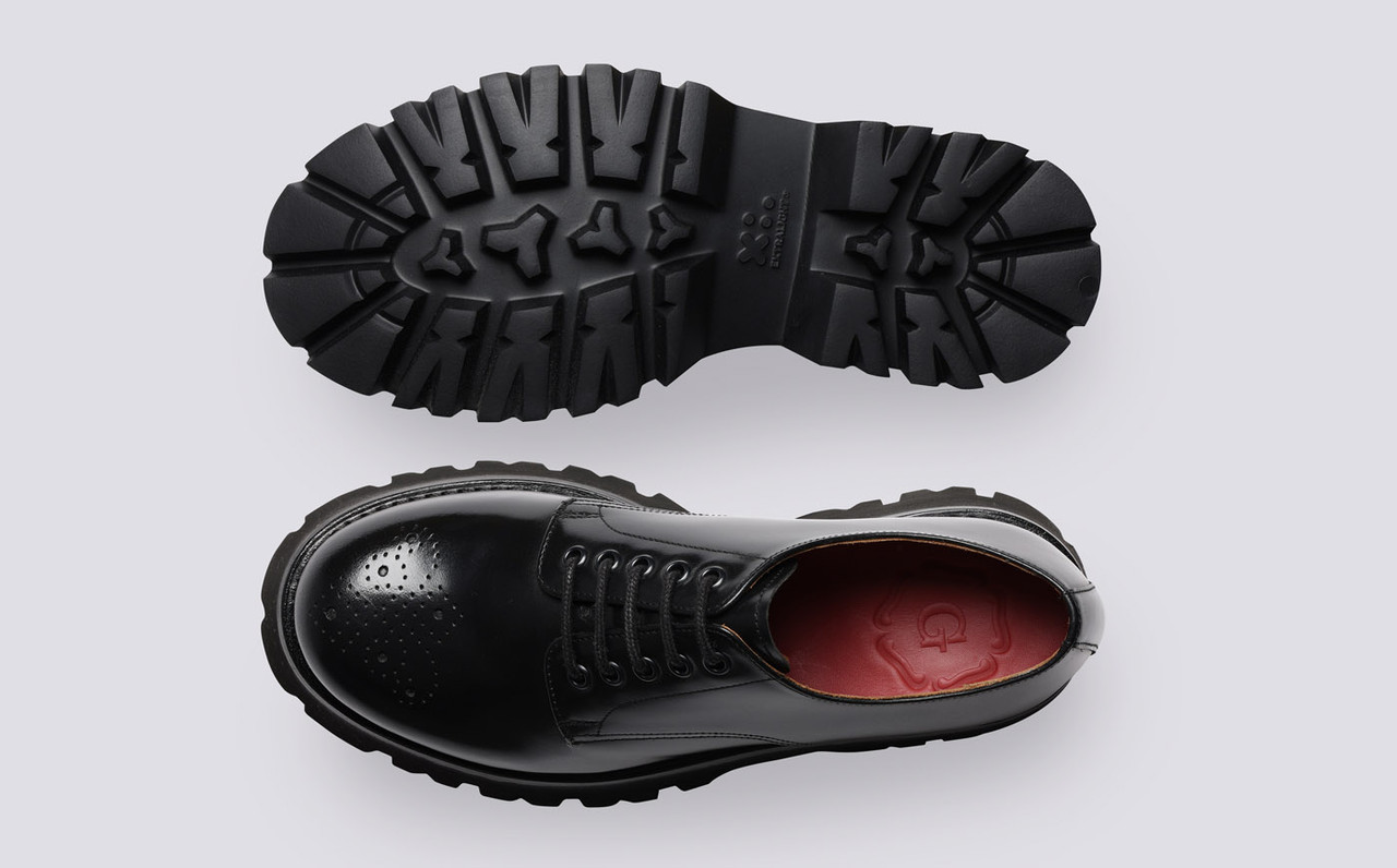 Holly | Derby Shoes for Women in Black