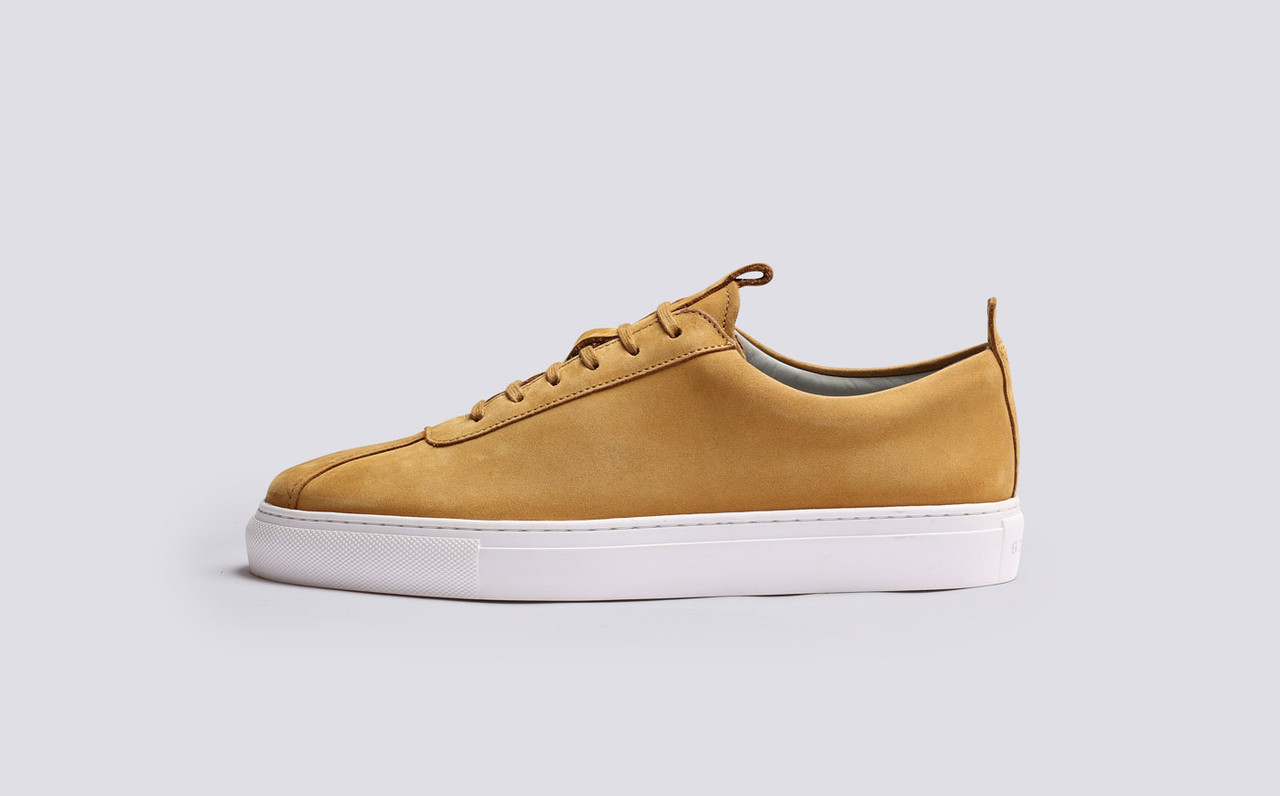 Grenson discount leather trainers