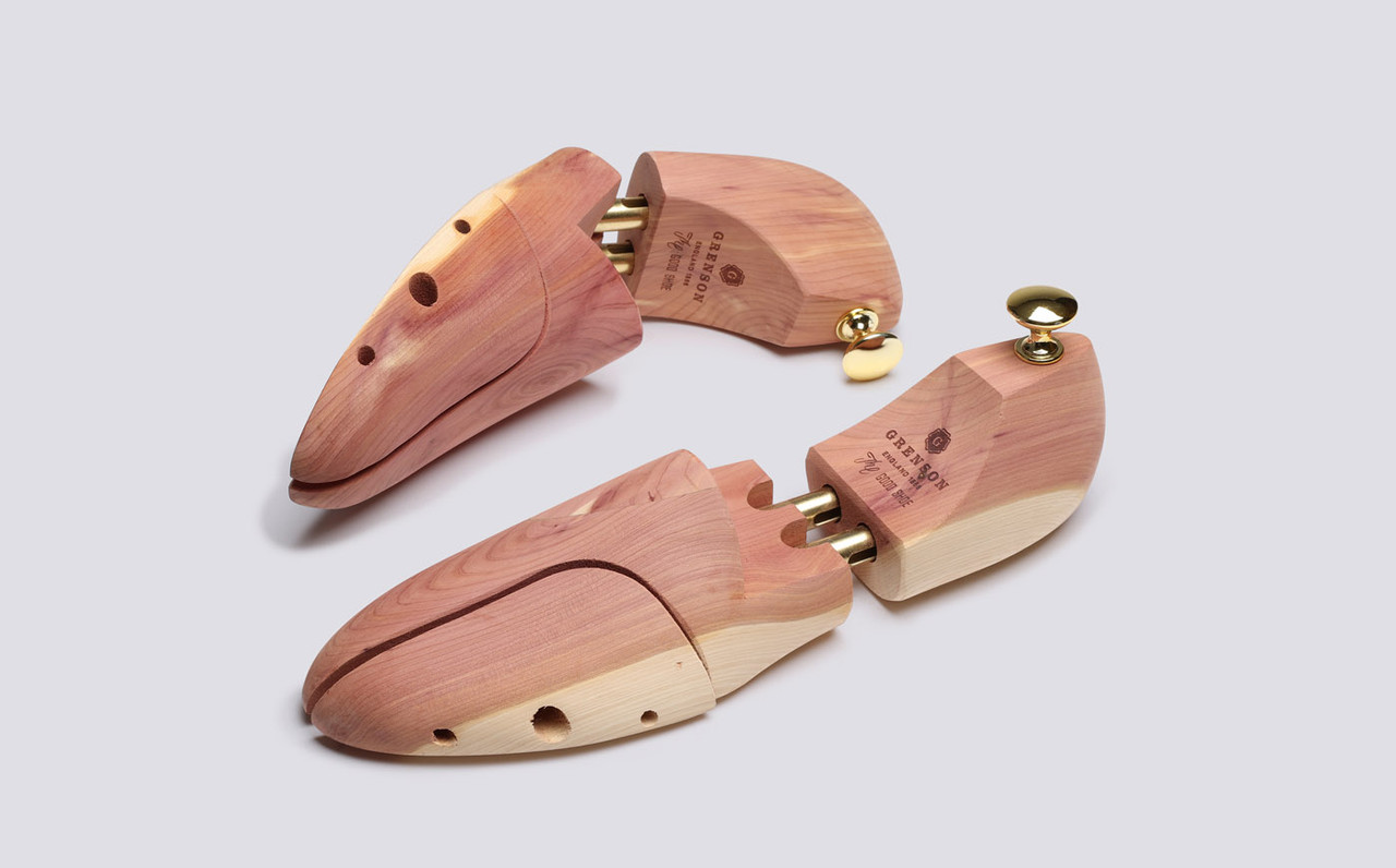 Cedar Shoe Tree Prevent creases in your shoes with our Cedar