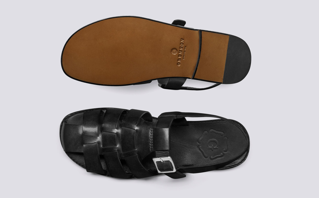 Grenson leather sandals store