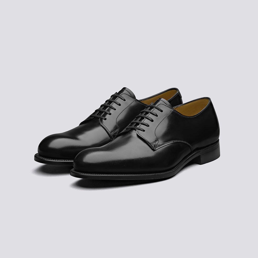 Rosebery | Mens Derby Shoes in Black 