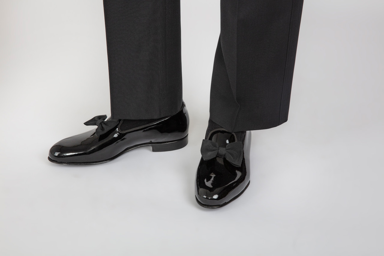 Carroll & Co Beverly Hills Men\'s Black Patent Leather Dress Slip On Shoes Amazon.com | Men main image 3