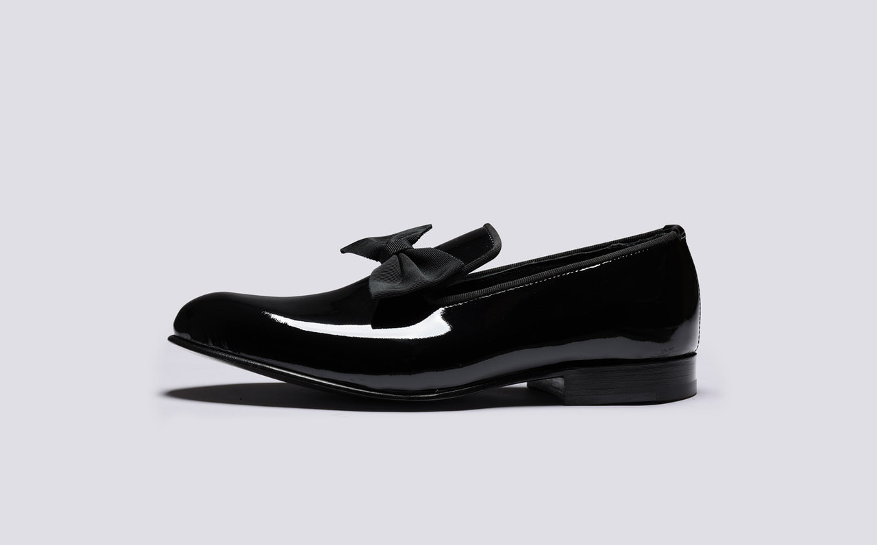 Black patent flat shoes ladies cheap