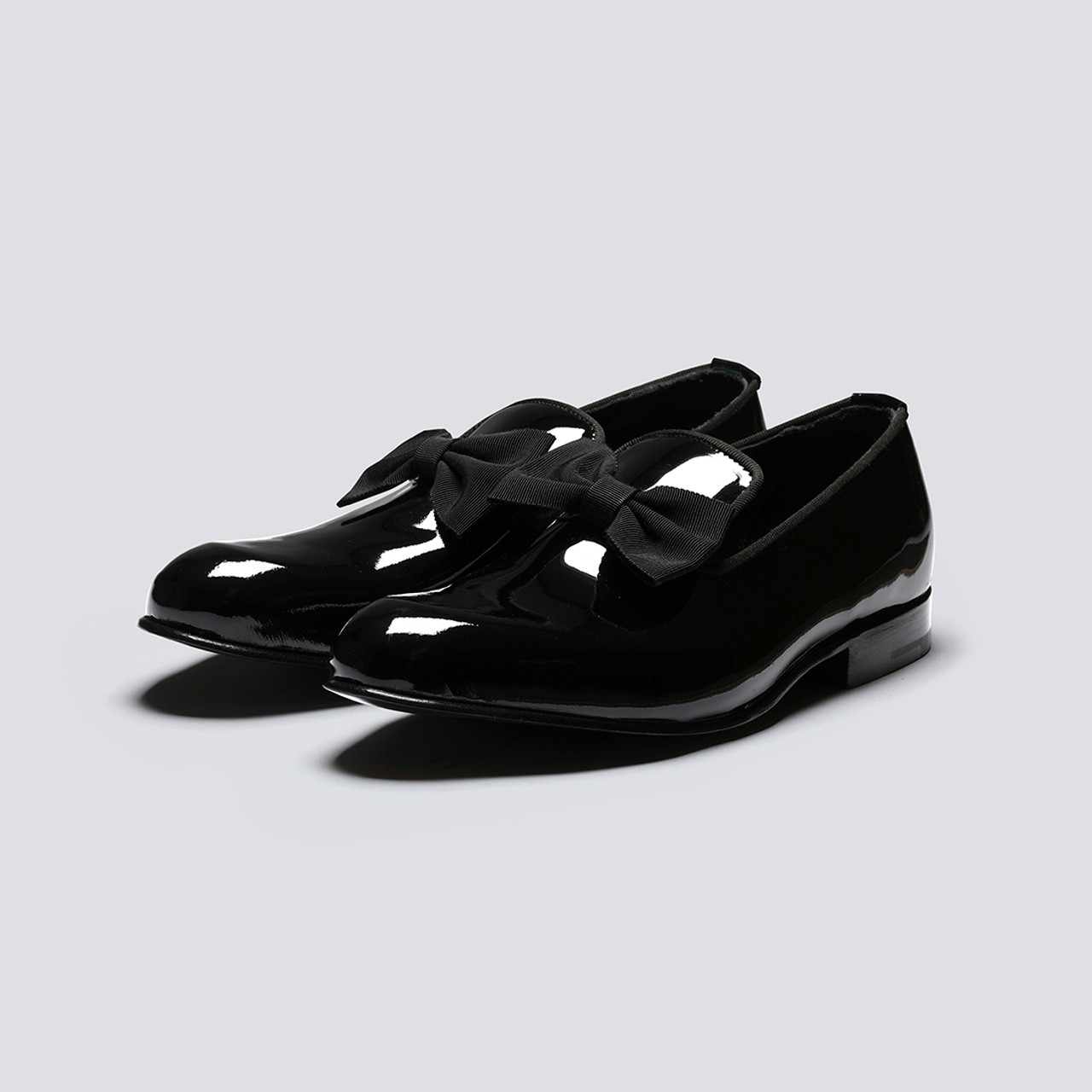 Patent bow loafers on sale