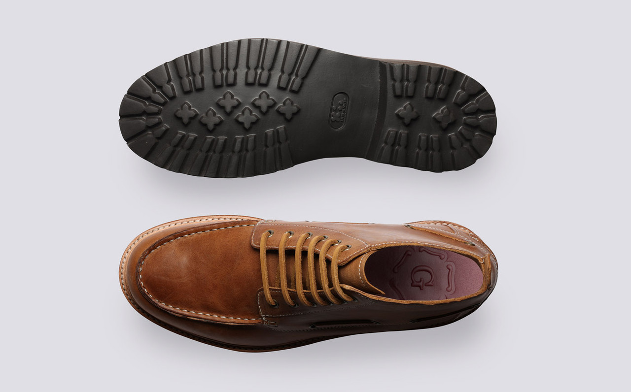 Easton | Mens Boots in Natural Heritage Leather | Grenson