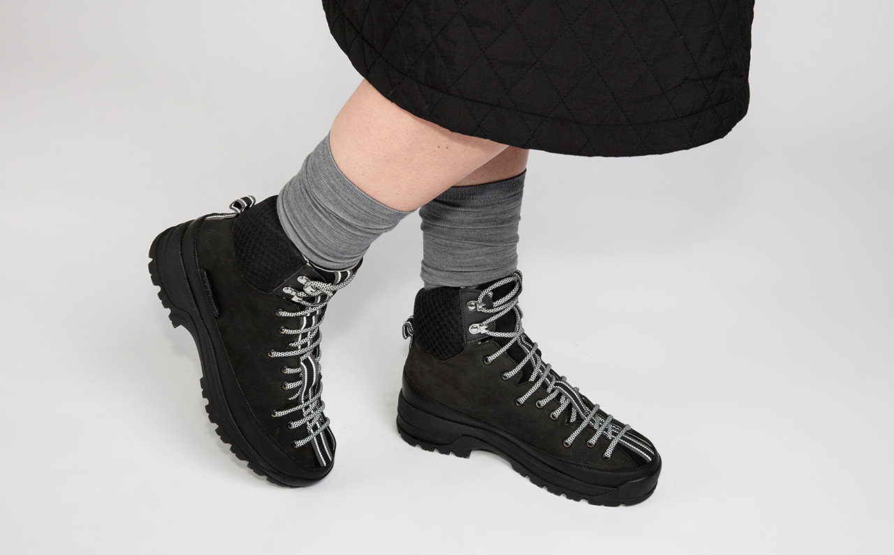Black sneaker boots online