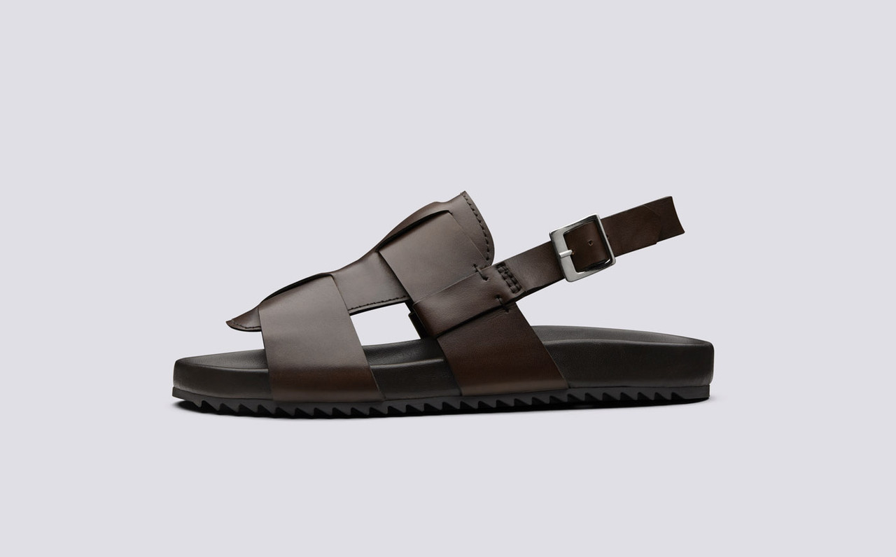 Wiley | Mens Sliders with Ankle Straps