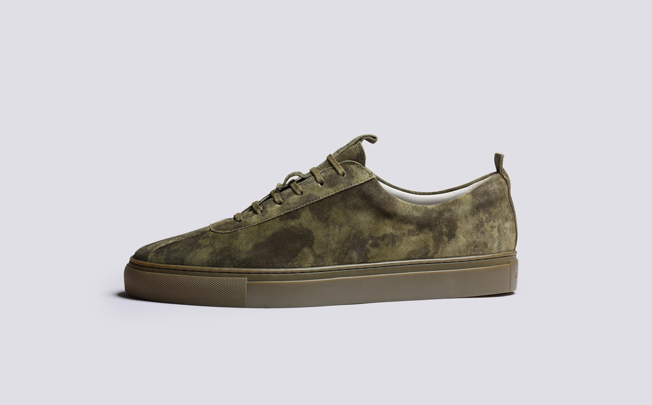 Green mens tennis shoes hot sale