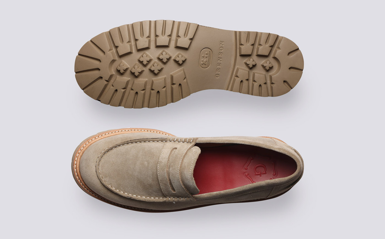 Suede slip on sale on loafers mens