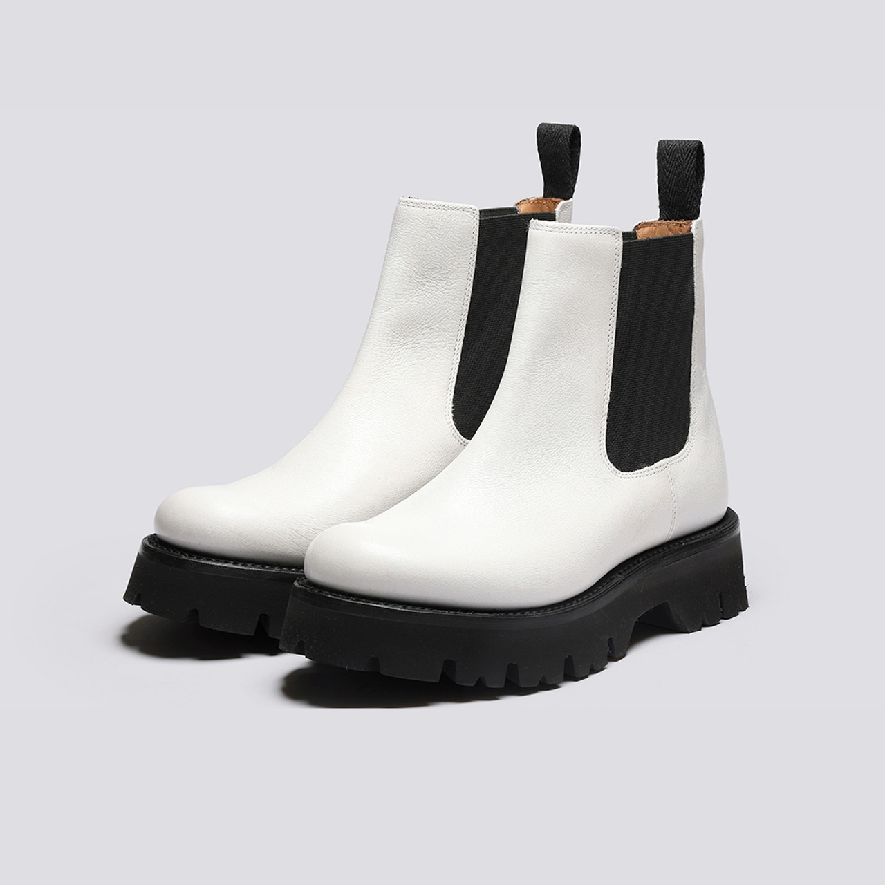 Off white chelsea boots best sale