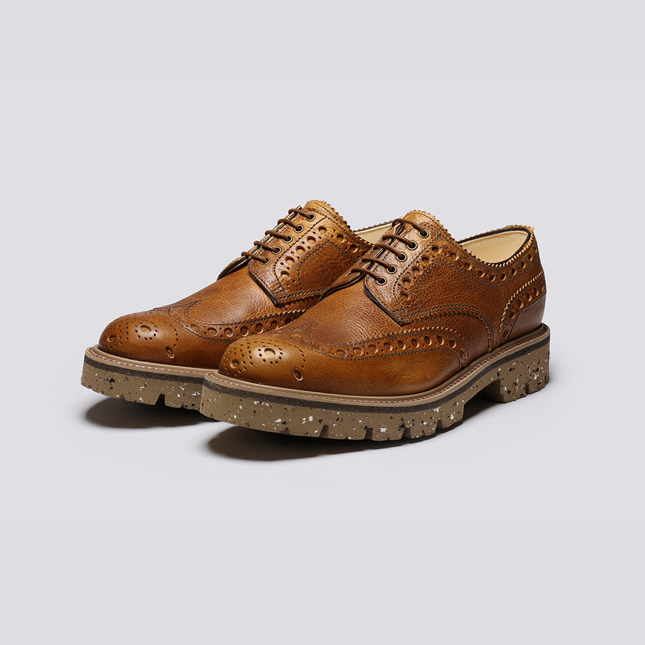 Non leather brogues cheap