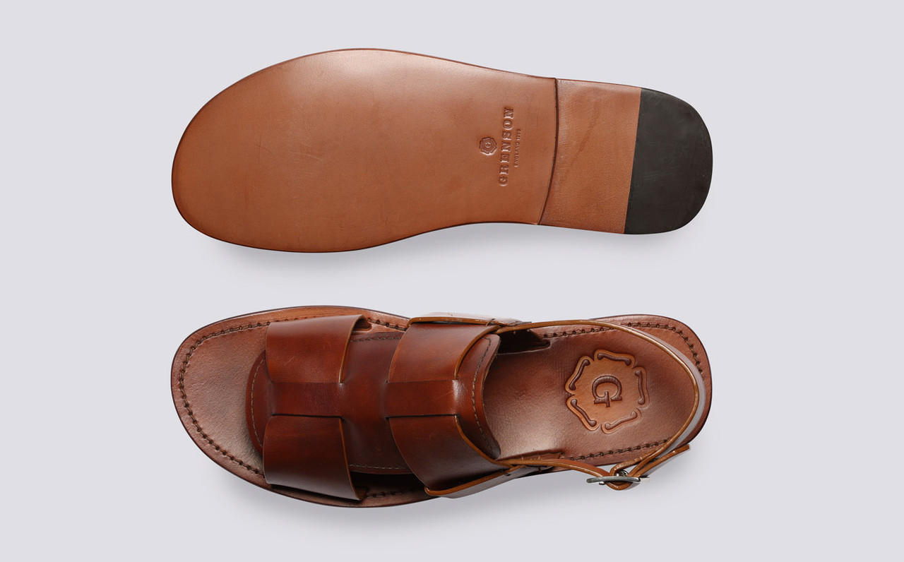 Grenson leather sandals store