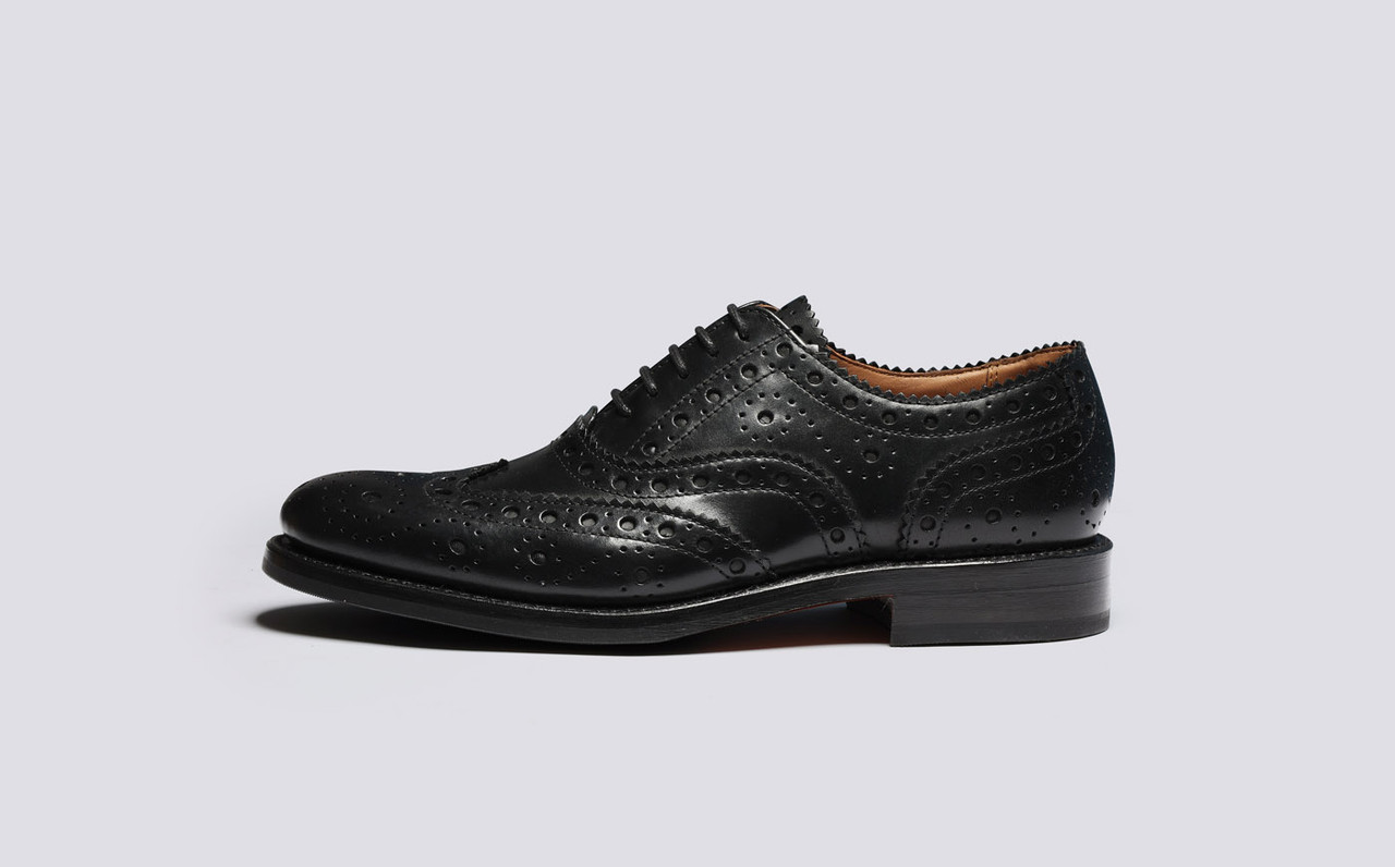 Leather store brogues womens