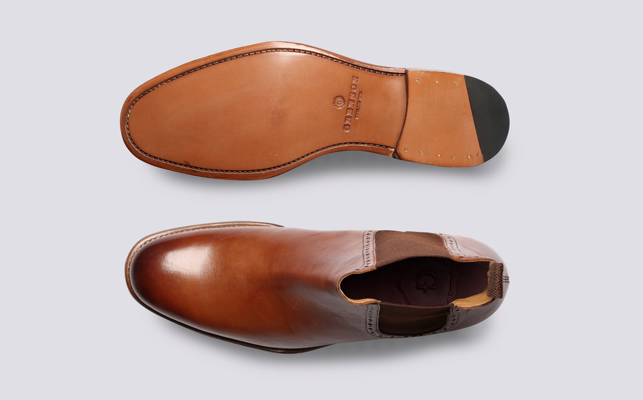 Grenson mens chelsea best sale boots