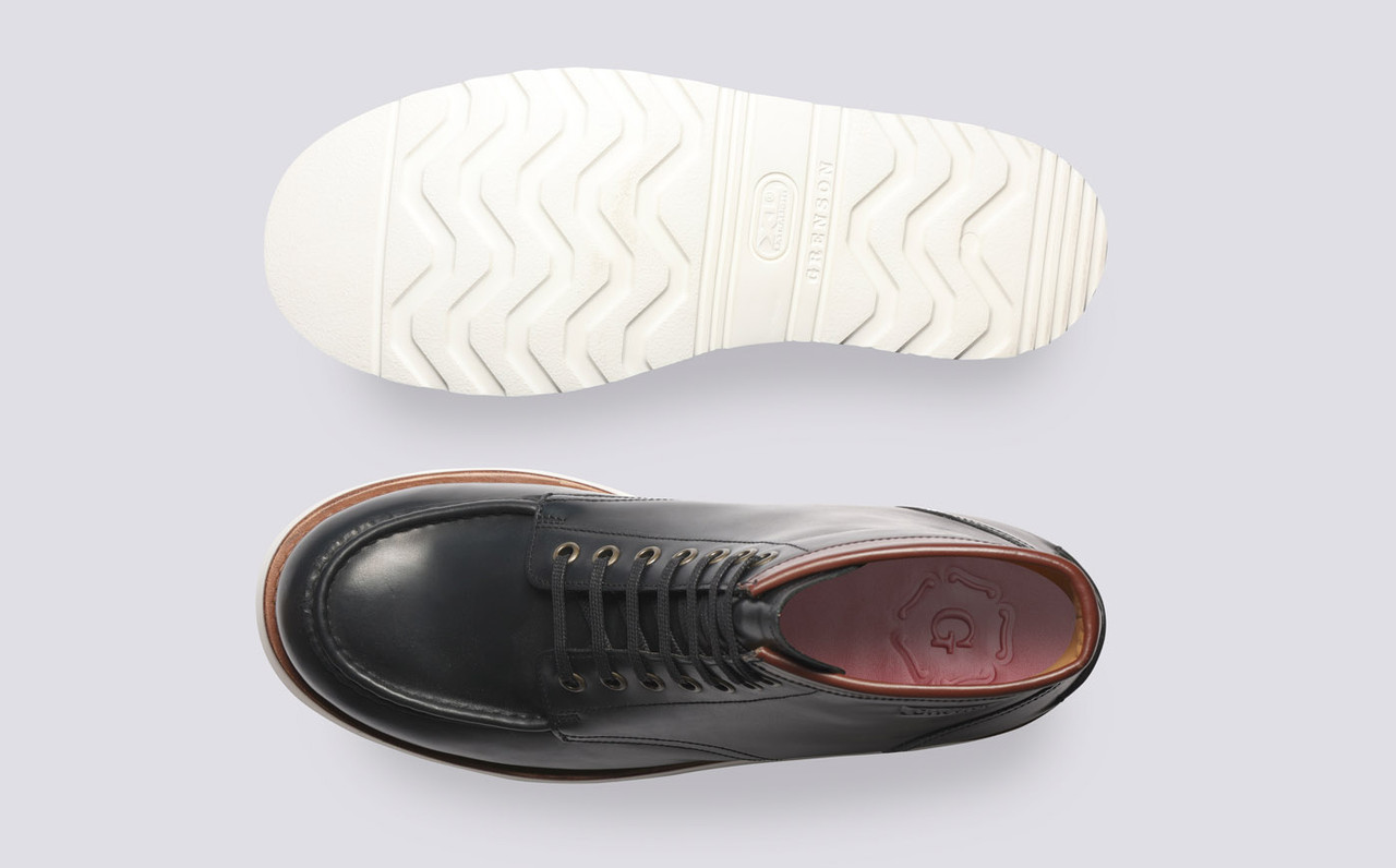 Grenson mens top leather boots