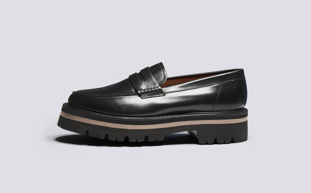 Mens platform loafers online
