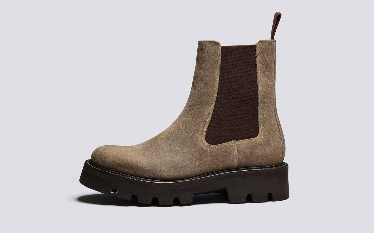 Milly Womens Chelsea Boots in Waxy Leather Grenson
