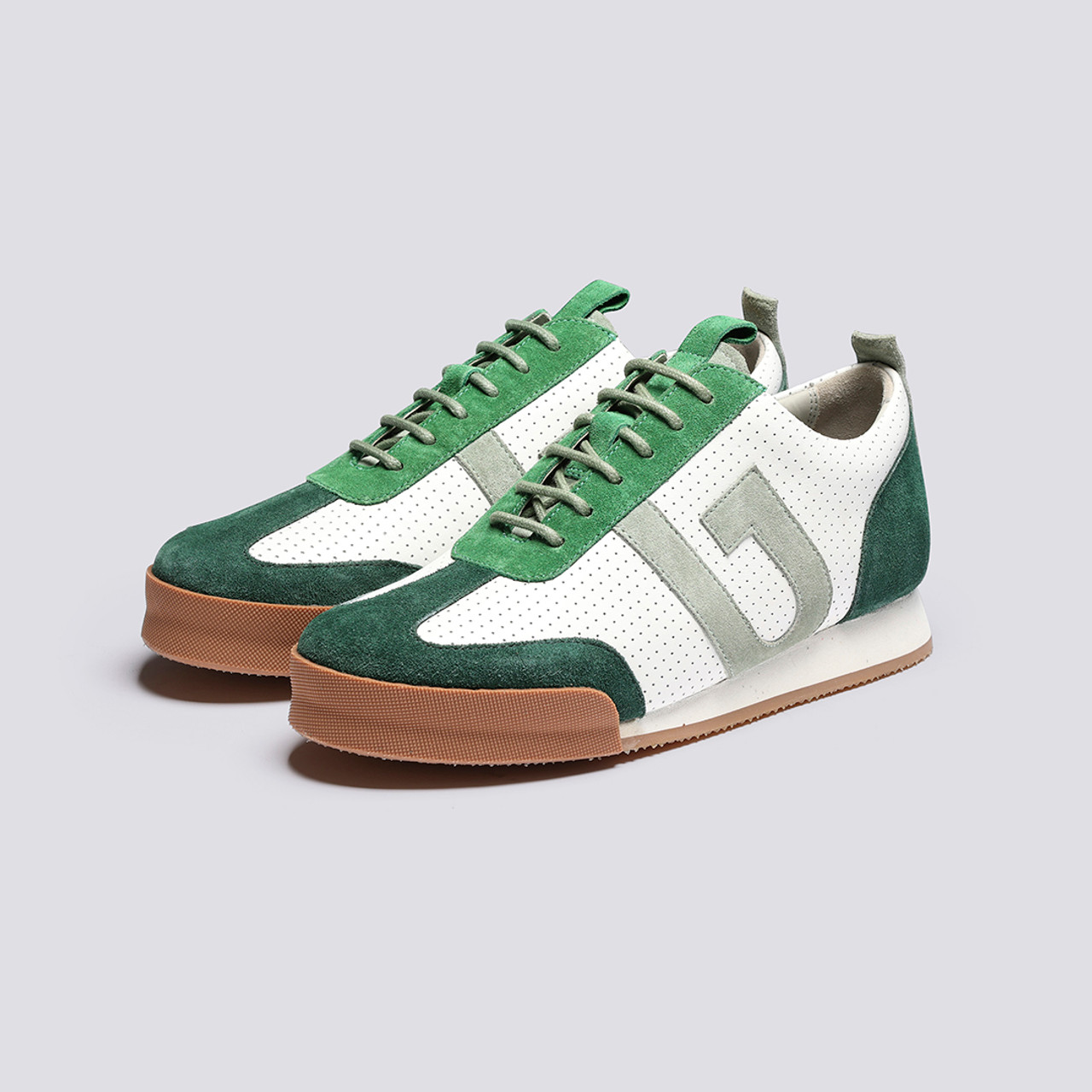 Green sneakers store