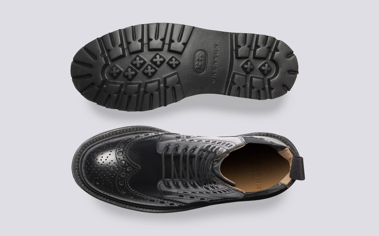 Grenson fred top boots black