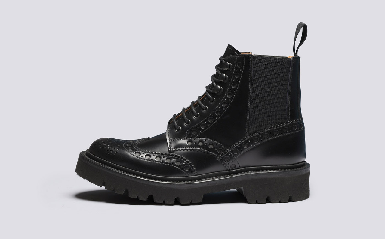 Pull on leather boots womens discount
