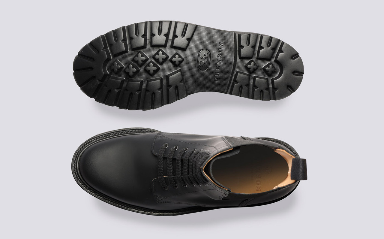 Leather best sale sole booties