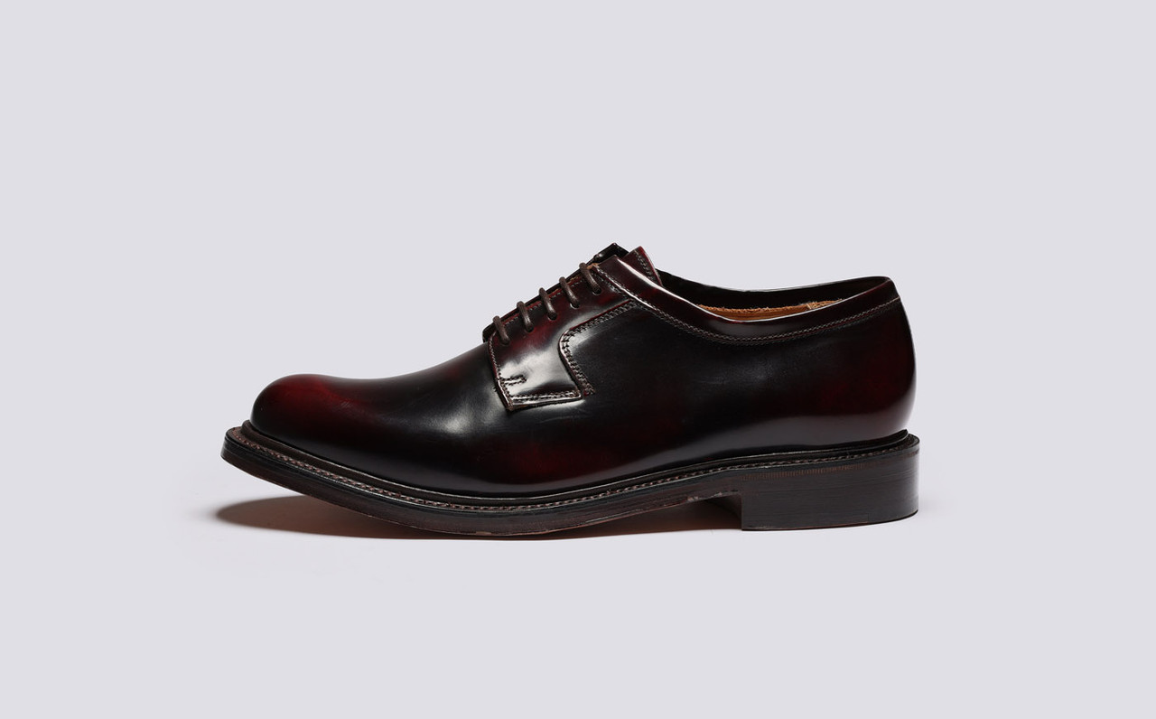 Burgundy leather discount