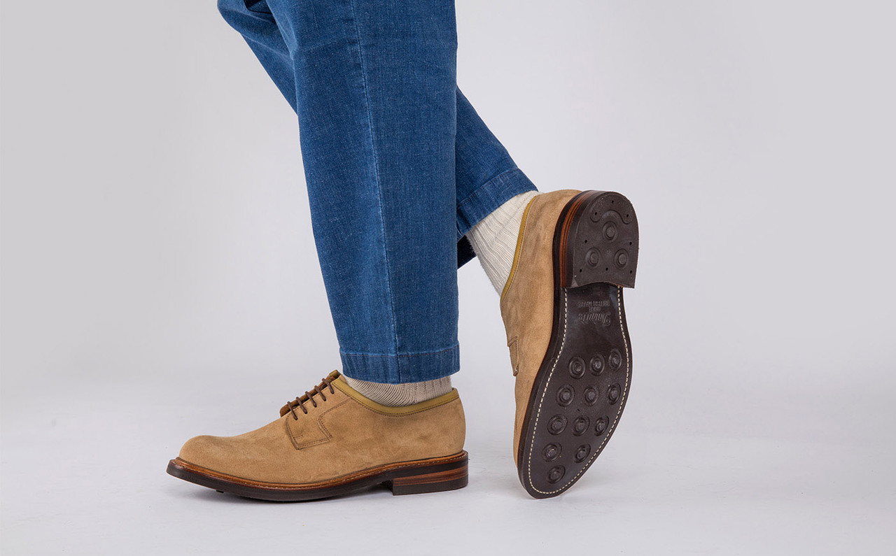 Mens suede derby shoes sale