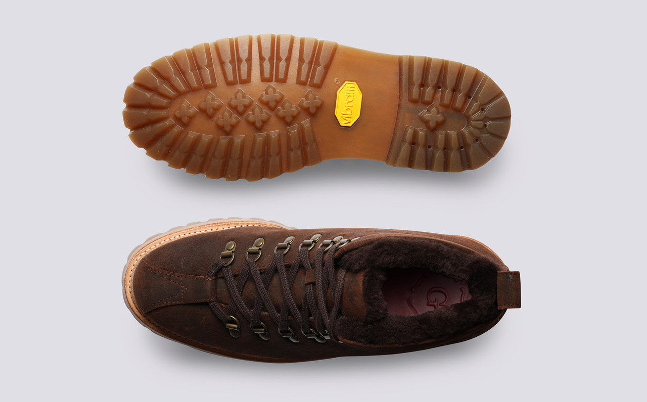 High top discount hiker with shearling