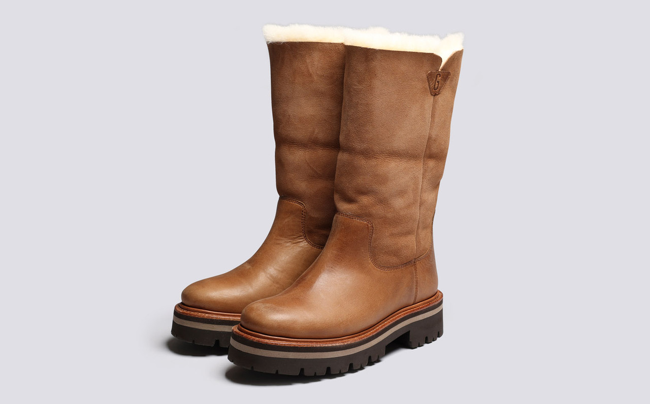 grenson shearling