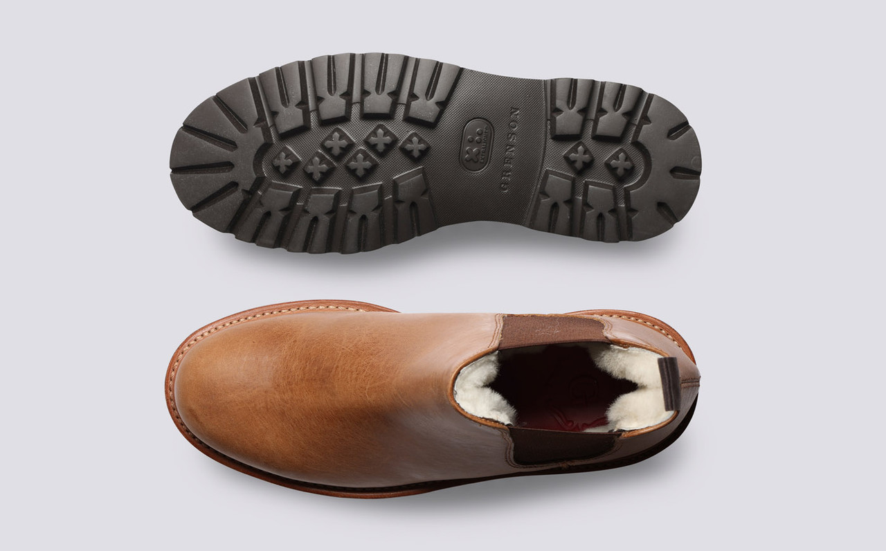 grenson shearling