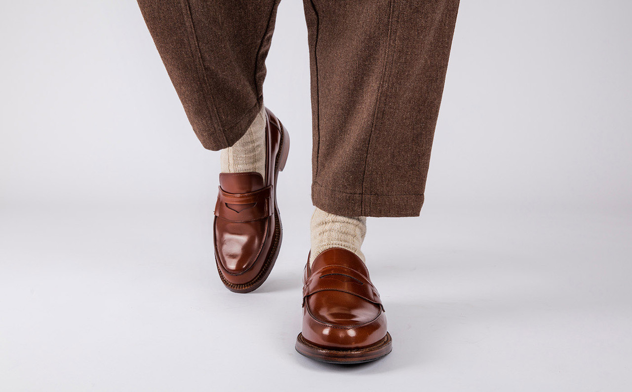 Grenson top penny loafer