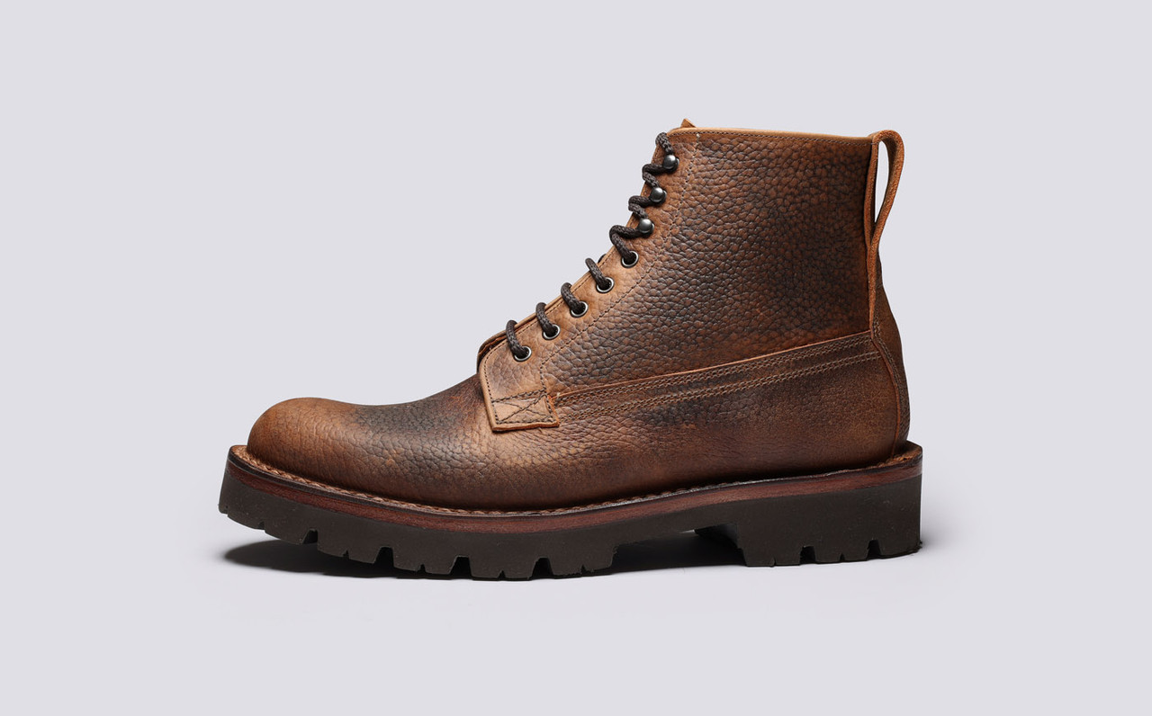 Grenson leander new arrivals dark brown