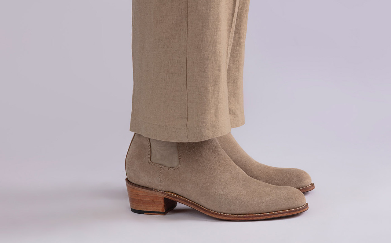Grenson suede sale chelsea boots