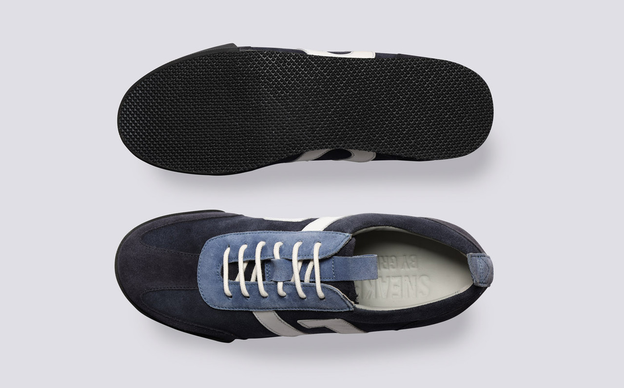 Grenson grey trainers cheap