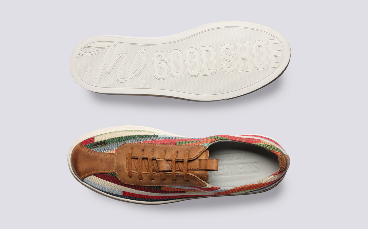 Grenson canvas sneaker cheap