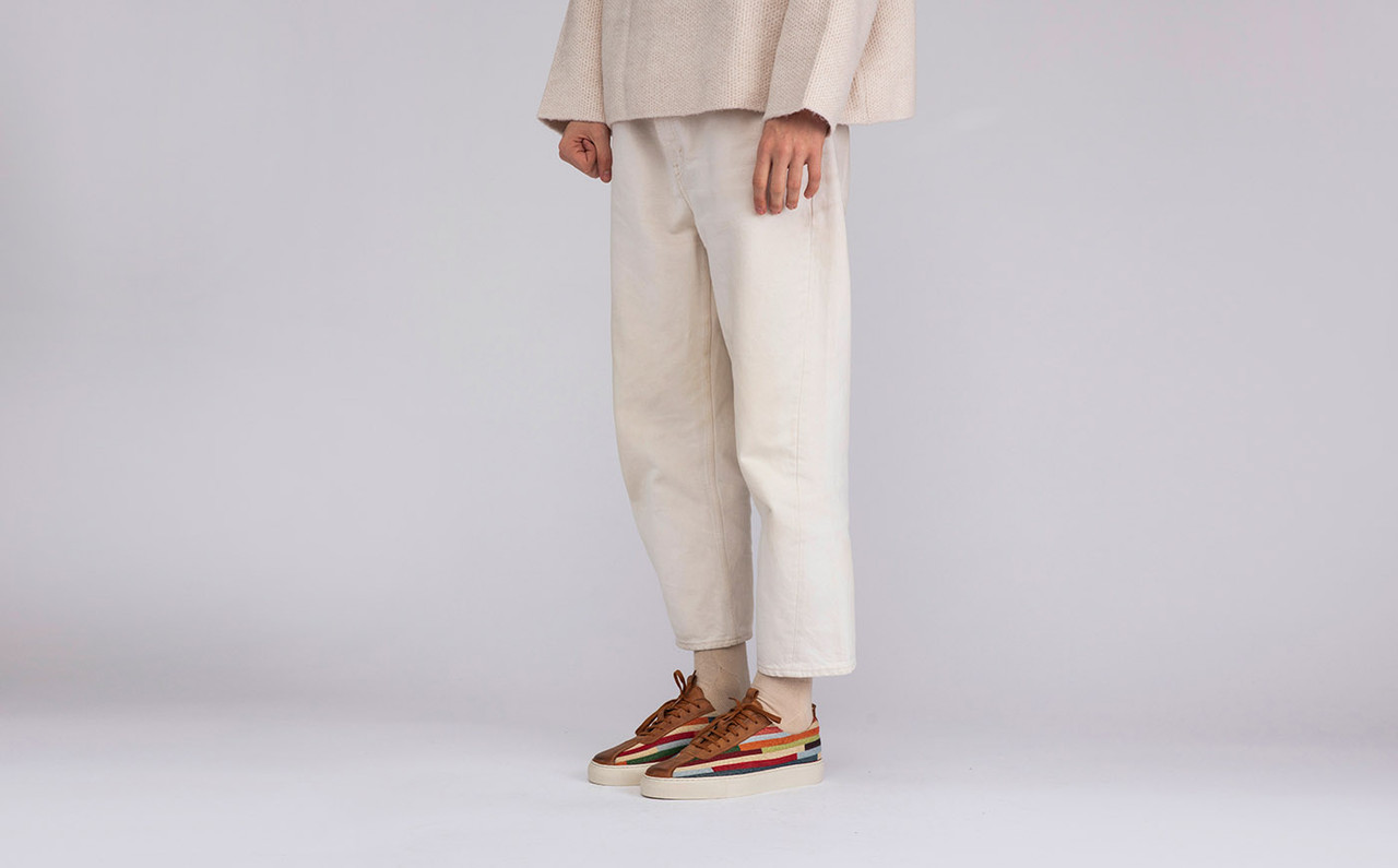 Grenson canvas clearance sneaker