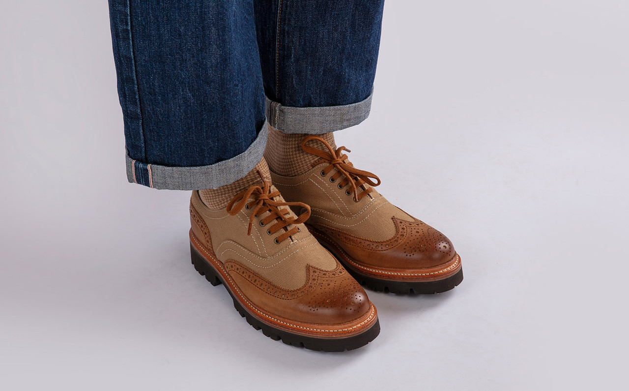 Mens outlet vegan brogues